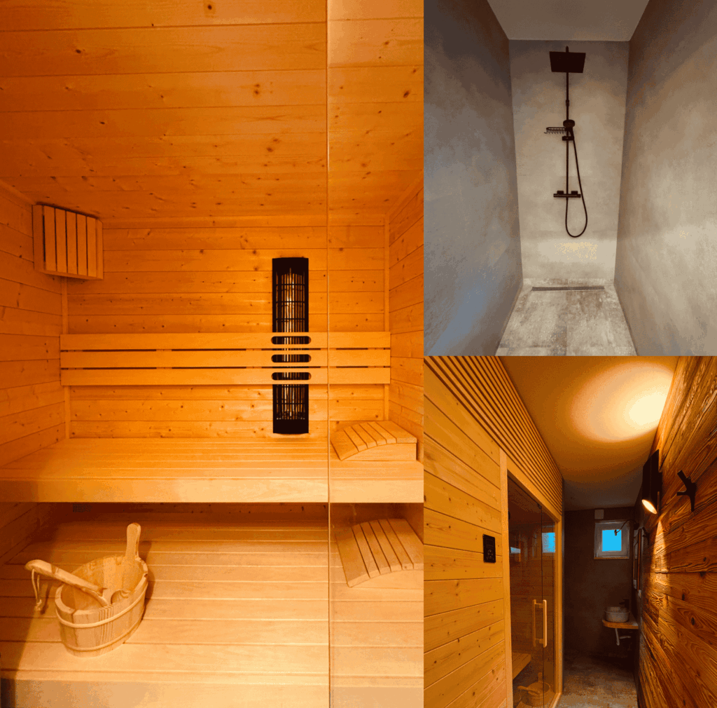 sauna, vila michaela biely potok